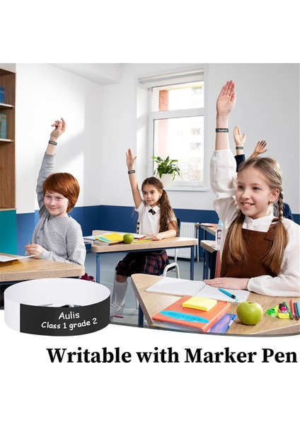 Etkinlikler Için Kol Bantları 200 Adet Su Geçirmez Bileklikler A (Yurt Dışından) fırsatları