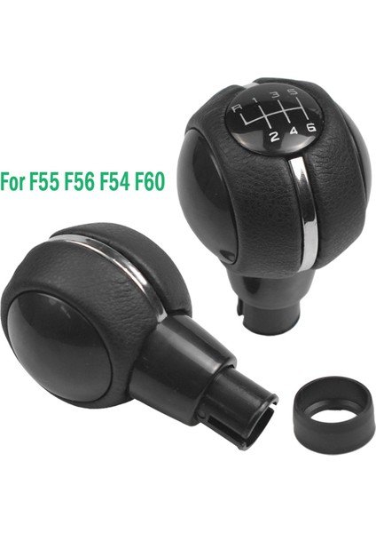 Siyah+Kırmızı Vites Topuzu 6 Hız F54 F55 F56 F57 Için (Yurt Dışından) modelleri