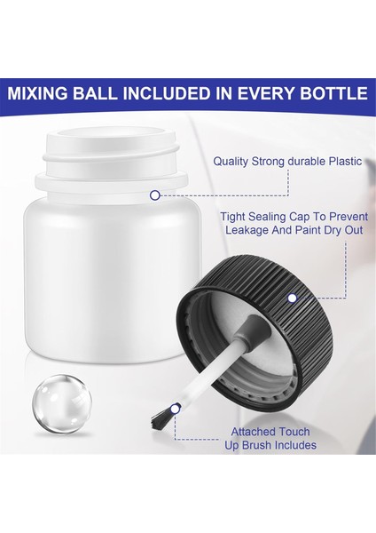 60 Adet Rötuş Boyası Şişesi 30 ml Boş Rötuş Boyası Kabı (Yurt Dışından) indirimleri