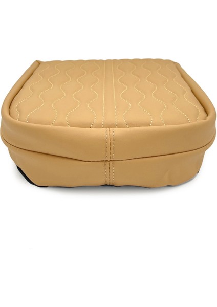 Orta Konsol Kol Dayama Kutusu Ped Mat Minder Kılıfı Deve (Yurt Dışından)