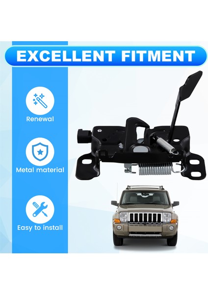 68261145AA Araba Kaput Mandalı Kilidi Compass 2010-2014 Patriot Için Uygun (Yurt Dışından) indirimleri