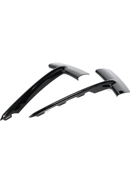 2 Adet Ön Tampon Alt Izgara Döşemesi Siyah Araba Aksesuarları Için (Yurt Dışından) fırsatları