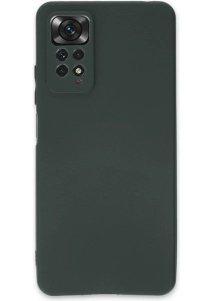 Xiaomi Redmi Note 11 Pro Kılıf First Silikon - Koyu Yeşil - NFND8447-9279