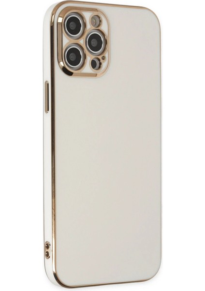 iPhone 12 Pro Max Kılıf Volet Silikon - Beyaz - NFND9043-3999