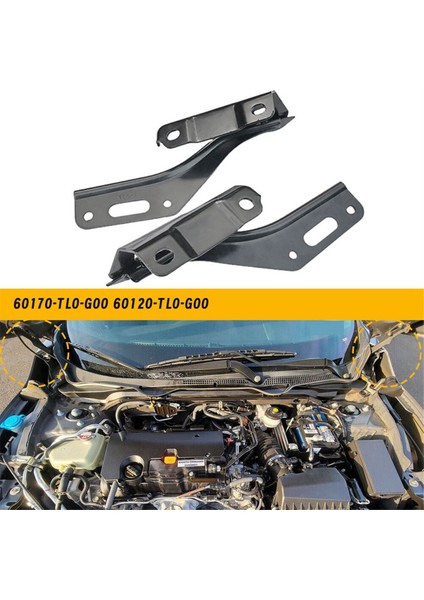 1 Çift Araba Kaput Menteşesi 60170-TL0-G00 60120-TL0-G00 (Yurt Dışından)