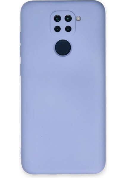 Xiaomi Redmi Note 9 Kılıf Nano Içi Kadife Silikon - Lila - NFND2270-8378