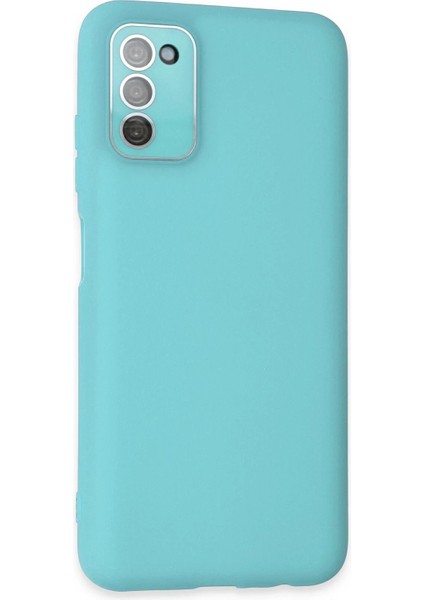 Samsung Galaxy A03S Kılıf Lansman Glass Kapak - Turkuaz - NFND1179-3472 fiyatları