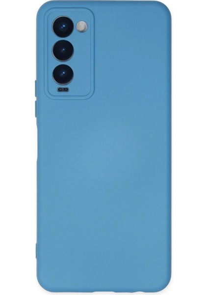 Tecno Camon 18 Kılıf Nano Içi Kadife Silikon - Mavi - NFND3141-8199