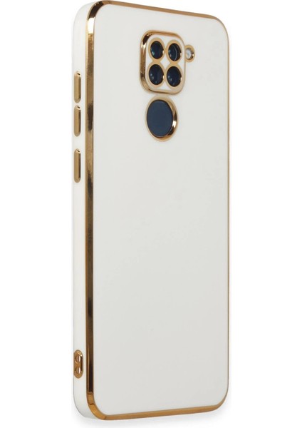 Xiaomi Redmi Note 9 Kılıf Volet Silikon - Beyaz - NFND3676-6619
