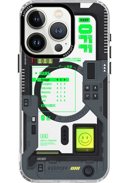 iPhone 15 Pro Future Armor Magsafe Kapak - Radiation - NFND9947-1283