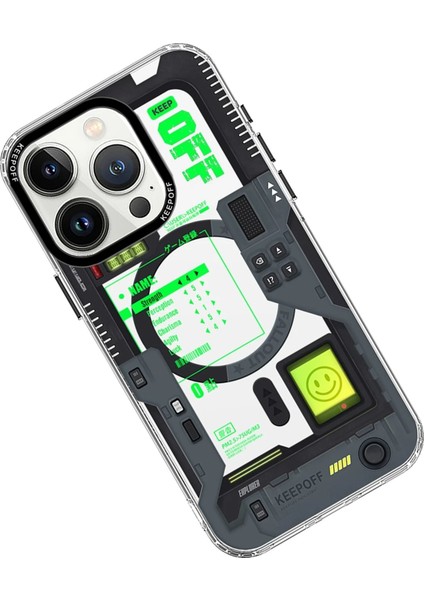 iPhone 15 Pro Future Armor Magsafe Kapak - Radiation - NFND9947-1283