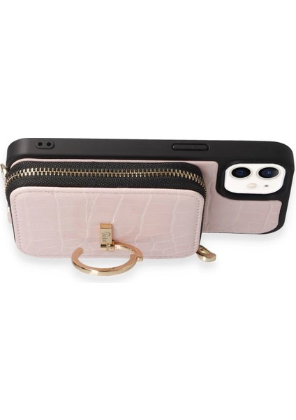 iPhone 11 Kılıf Ermes Kapak - Pembe - NFND4359-8507