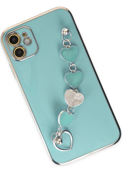 iPhone 11 Kılıf Esila Silikon - Su Yeşili - NFND2642-2355