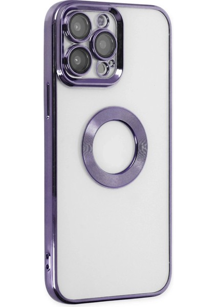 iPhone 13 Pro Max Kılıf Slot Silikon - Mor - NFND6793-8126