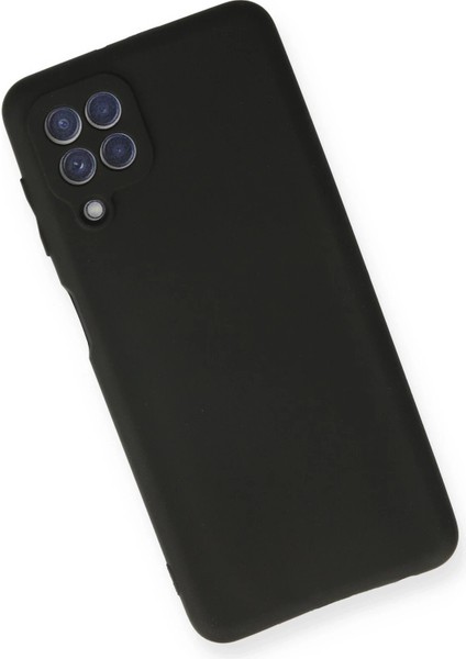 Samsung Galaxy A22 Kılıf First Silikon - Siyah - NFND3248-3216