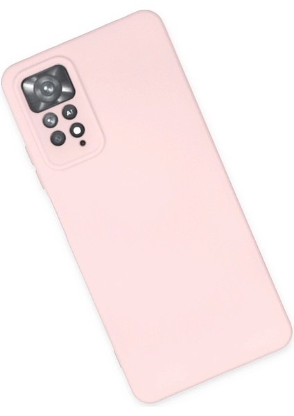 Xiaomi Redmi Note 11 Pro Kılıf Nano Içi Kadife Silikon - Pudra - NFND1645-1399