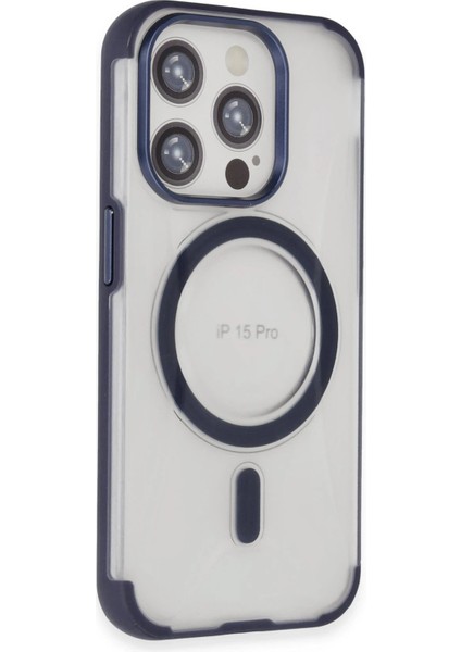 iPhone 15 Pro Max Hilton Magsafe Kapak - Lacivert - NFND4131-1819 fiyatları