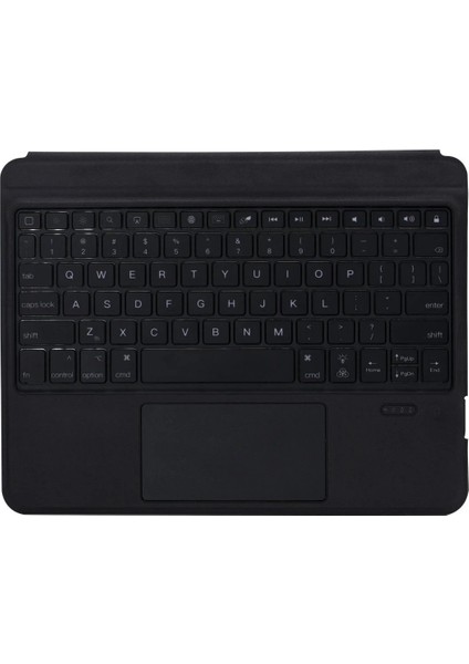 T5206D iPad 10.2 (7.nesil) Kılıf Inter Ledli Klavyeli Tablet Kılıfı - Siyah - NFND5065-5158