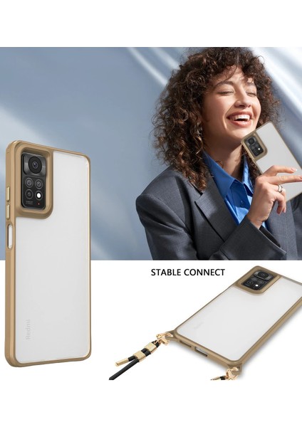 Xiaomi Redmi Note 11 Pro Kılıf Penta Silikon Kılıf - Şeffaf - NFND9422-8210