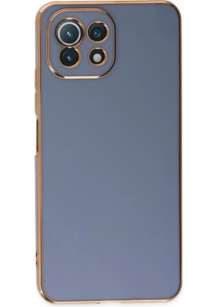 Xiaomi Mi 11 Lite Kılıf Volet Silikon - Mavi - NFND9966-1647