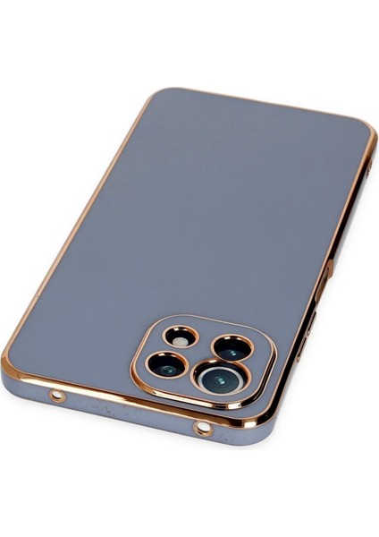 Xiaomi Mi 11 Lite Kılıf Volet Silikon - Mavi - NFND9966-1647