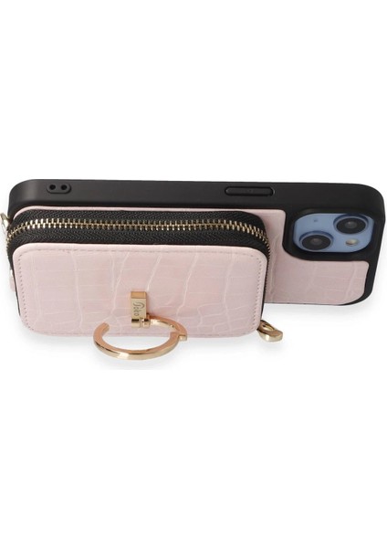 iPhone 12 Pro Kılıf Ermes Kapak - Pembe - NFND8897-8465