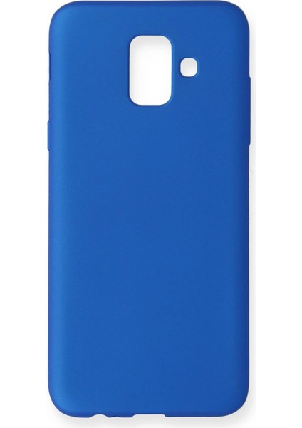 Samsung Galaxy A6 2018 Kılıf First Silikon - Mavi - NFND6627-7830