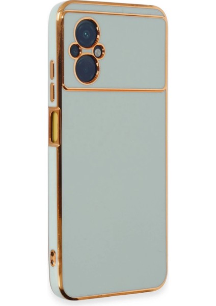 Xiaomi Poco M5 Kılıf Volet Silikon - Açık Yeşil - NFND5707-4569