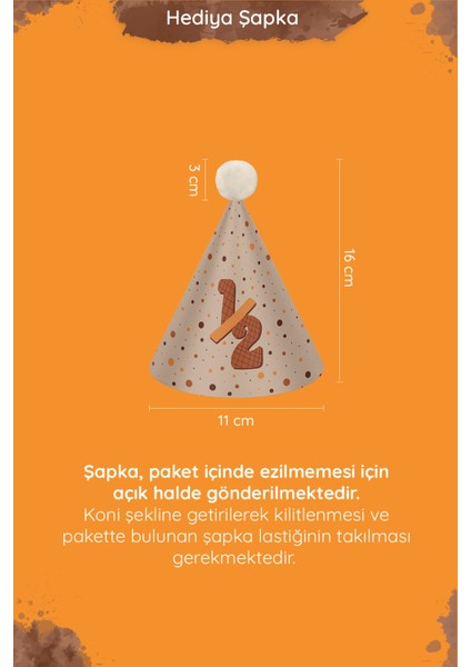 Boho Natural Gökkuşağı Temalı Yarım Yaş 6 Aylık Doğum Günü Parti Seti indirimleri
