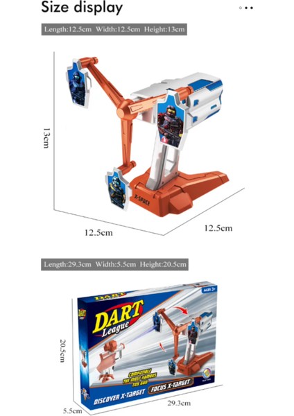 Oyuncak Nerf Sünger Atan Tabanca Sesli Harekeli Hedefli Silah-Hareketli Değirmen- 6 Sünger