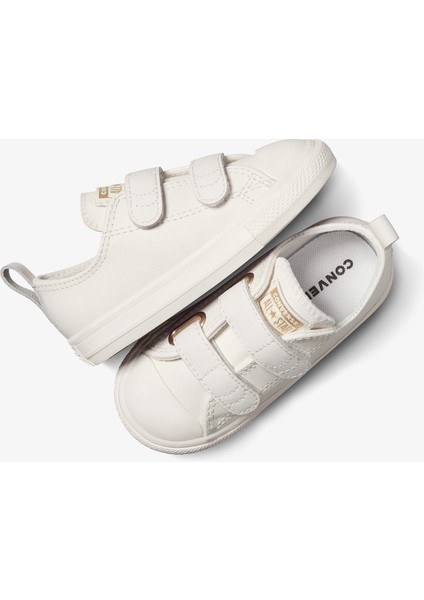 Chuck Taylor All Star 2V Bebek Krem Deri SNEAKER.286 indirimleri