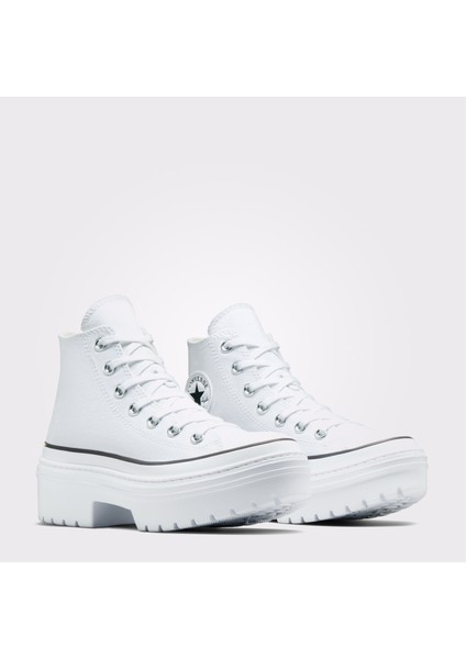 Chuck Taylor All Star Lugged Heel Erkek Beyaz Platform SNEAKER.102 fiyatları