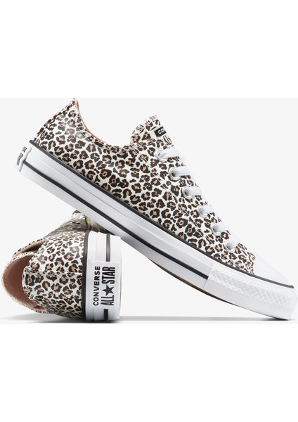Chuck Taylor All Star Leopard Kadın Siyah SNEAKER.001 indirimleri