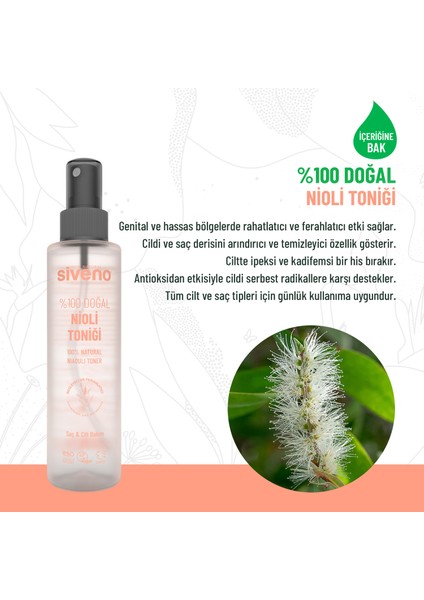 Doğal Nioli Suyu Kötü Koku Önleyici Arındırıcı Ferahlatıcı Hassas Bölge Toniği 150 ml fiyatları