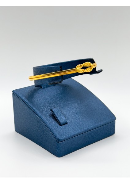 Gold Renk Aşk Düğümü Kadın Gümüş Bileklik modelleri