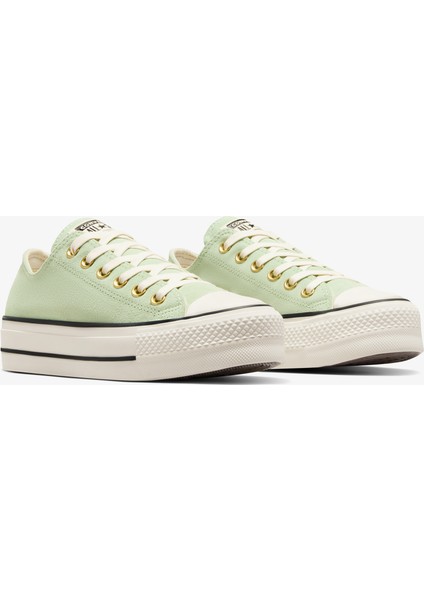 Chuck Taylor All Star Lift Unisex Yeşil Süet SNEAKER.389
