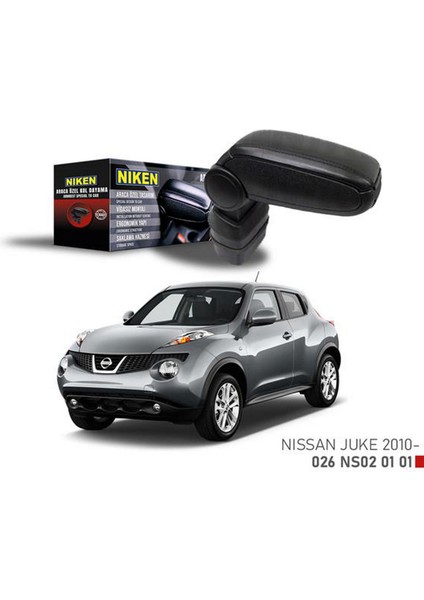Araca Özel Kol Dayama Siyah Nissan Juke 10 Sptgl