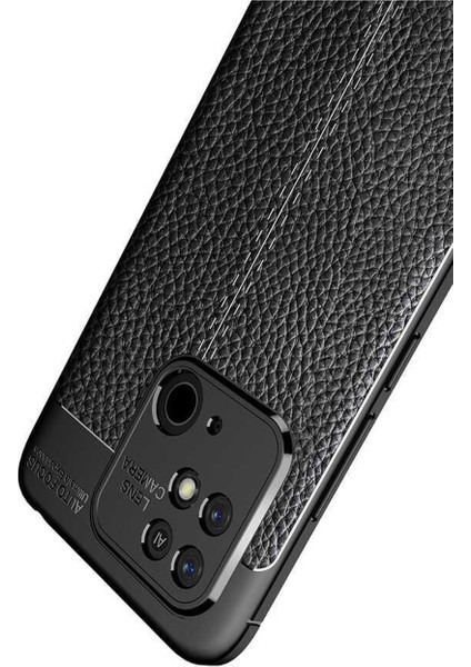 Xiaomi Redmi 10C Uyumlu Kamera Korumalı Deri Görünümlü Silikon Kılıf indirimleri