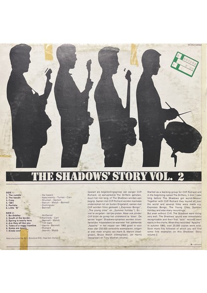 The Shadows' Strory Vol. 2 Out Of The Shadows Lp Plak fiyatları