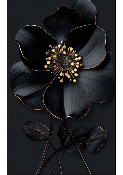 |siyah&gold Set Macro Manolya Modern Model |çerçeveli Temperli Cam Tablo 3lü Yatay fiyatları