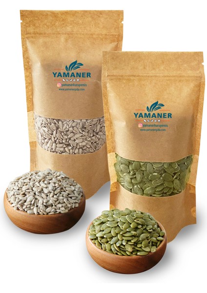 Kuruyemiş Ayçekirdek İçi 500 gr / Kabak Çekirdek İçi 500 gr