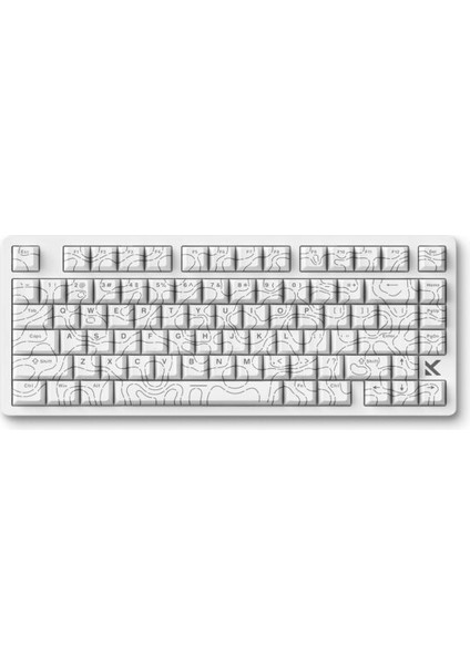 Jet 75 E-Sport White Topographic %75 Hall Effect Starburst Manyetik Switch Rgb Hotswap Mekanik Gaming Klavye (MC-JET75-2) fiyatları