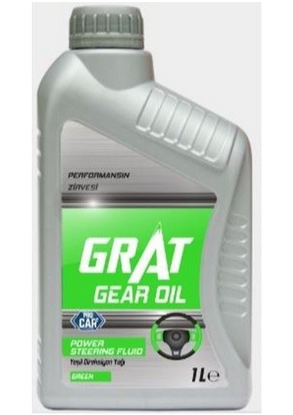 GRAT-600001 - Hidrolik Direksiyon Yağı Atf 1 Litre Yeşil - Özel Formül