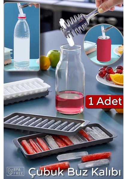 11'li Çubuk Buz Kalıbı Bpa Free - 1 Adet Buzluk