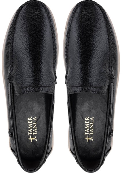 Erkek Hakiki Deri Siyah Floter Loafer Ayakkabı 683 2025 Erk Ayk Y25 Sıyah Fltr indirimleri