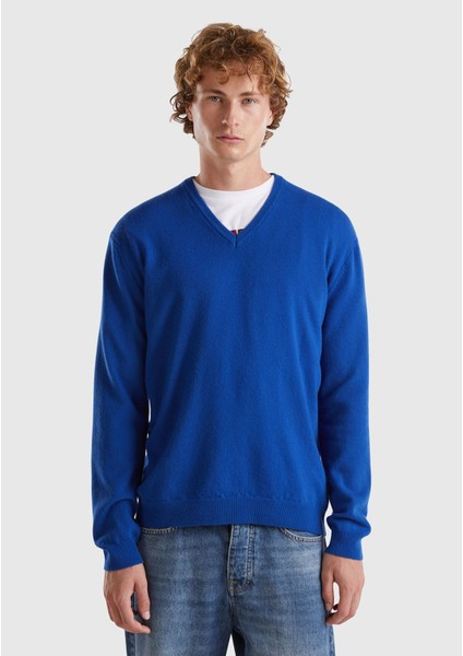 Erkek Mavi Kazak (Model Kodu: 124A1002U4407 )