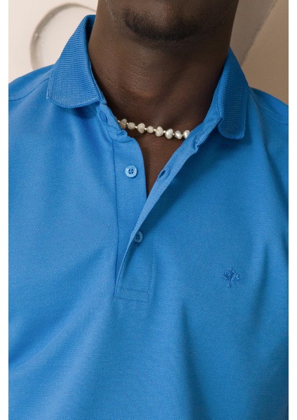 Örme Polo Yaka Regular Fit Pamuklu ve Likralı T-Shirt fiyatları