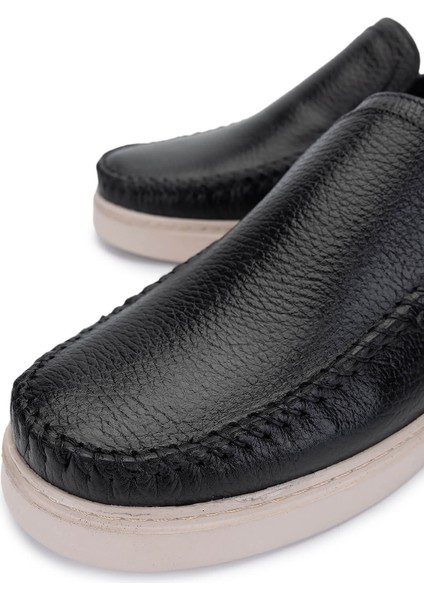 Erkek Hakiki Deri Siyah Floter Loafer Ayakkabı 683 2025 Erk Ayk Y25 Sıyah Fltr modelleri