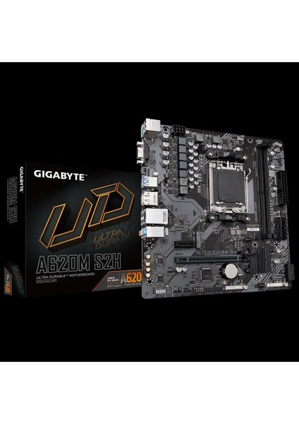 Gıgabyte A620M S2H 6400MHZ(OC) Ddr5 Matx Am5