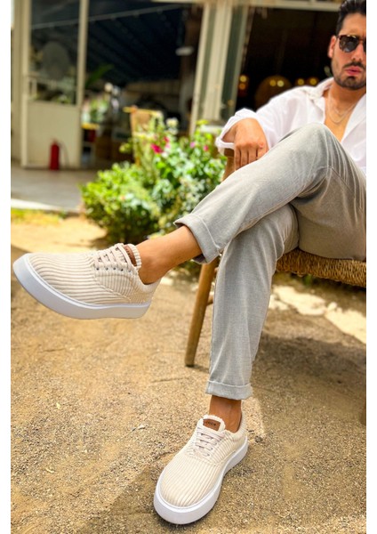 J173 Velluto Ortopedik Taban Günlük Kadife Erkek Klasik Ayakkabı Kbt Beyaz fırsatları